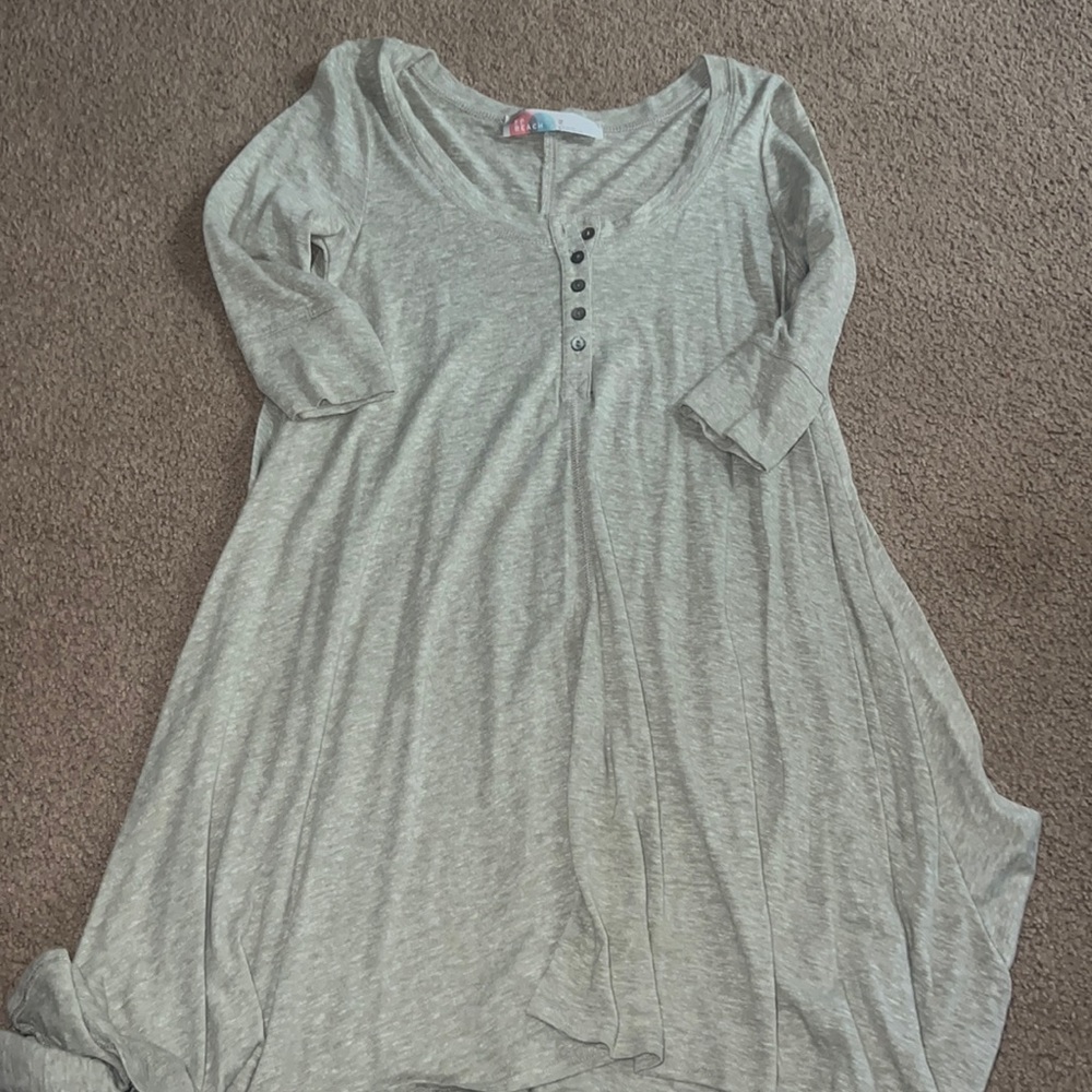 Free people beach tunic Henley